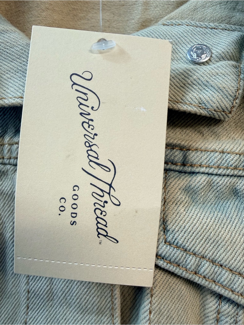 Universal Thread - Drawstring Denim Utility Jacket - Picture 4 of 7